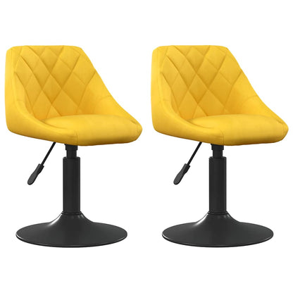 Sillas De Comedor Giratorias 2 Uds Terciopelo