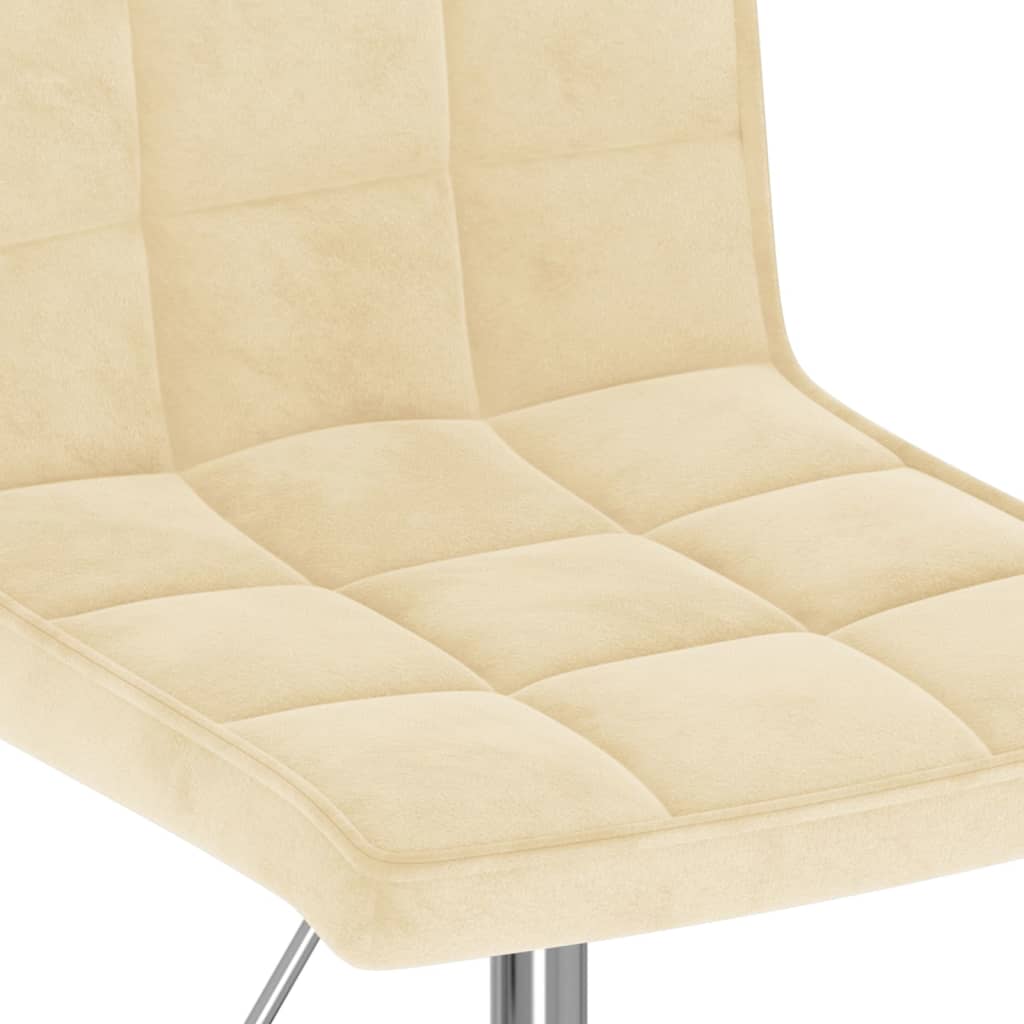 Sillas De Comedor Giratorias 2 Uds Terciopelo