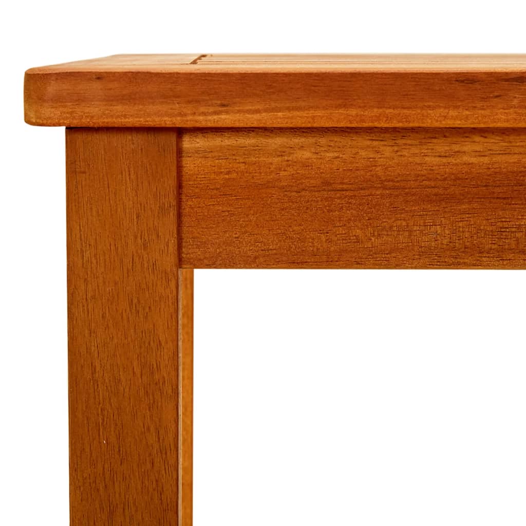 Mesa De Centro De Jardín Madera Maciza De Acacia