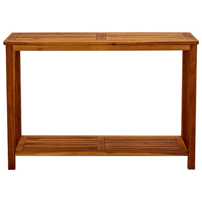 Mesa Consola De Jardín Madera Maciza De Acacia