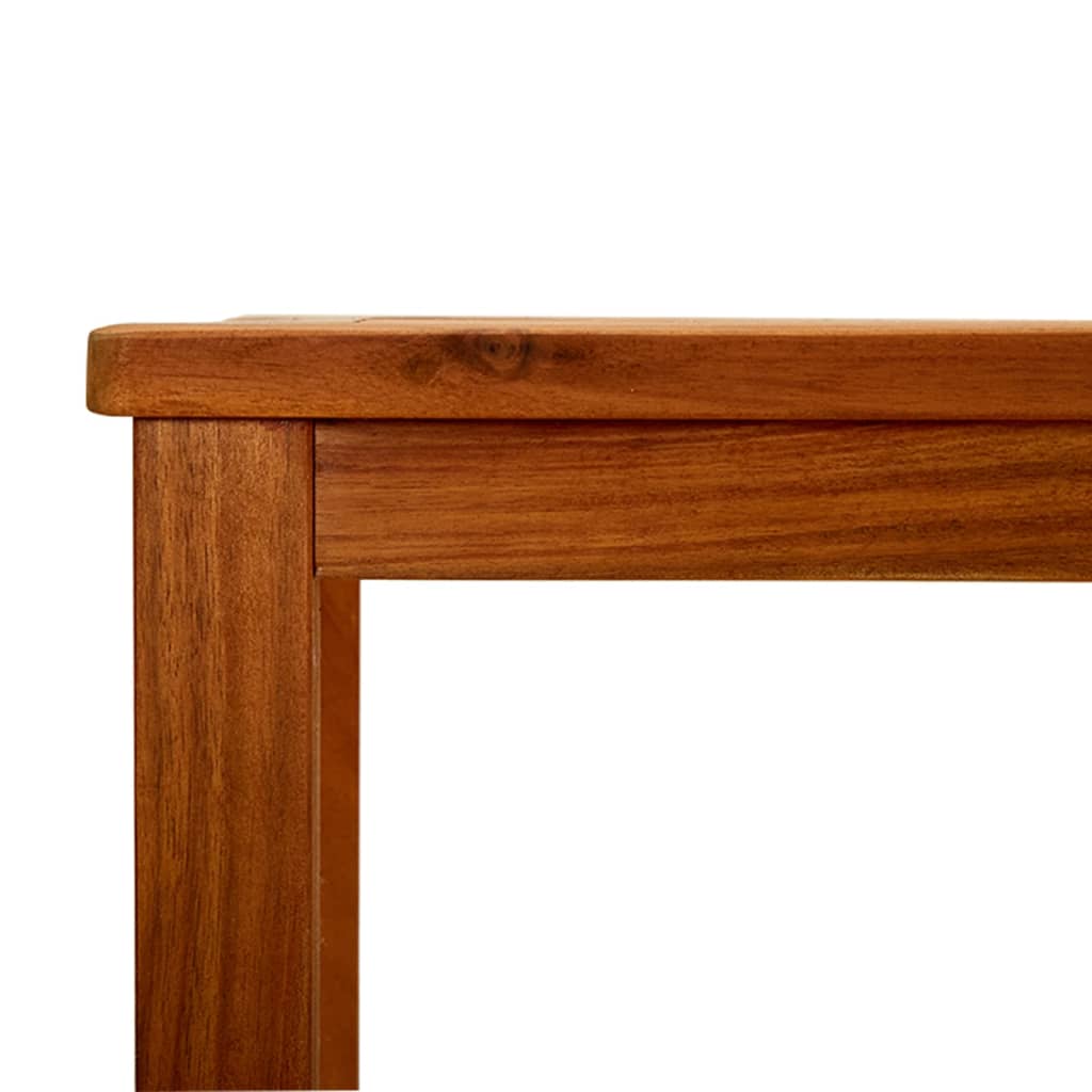 Mesa Consola De Jardín Madera Maciza De Acacia