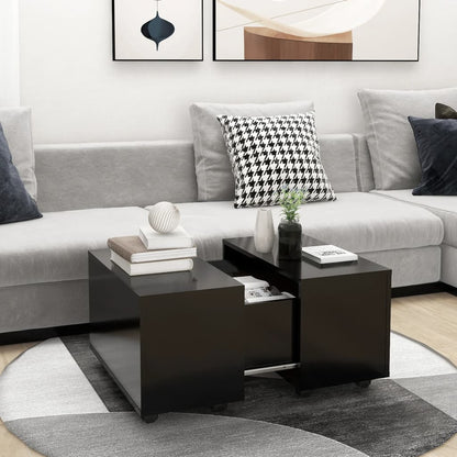 Mesa De Centro Madera Contrachapada 60X60X38 Cm
