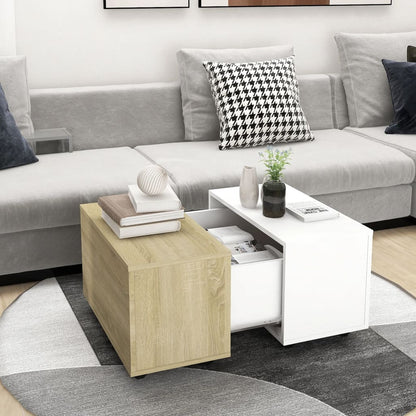 Mesa De Centro Madera Contrachapada 60X60X38 Cm