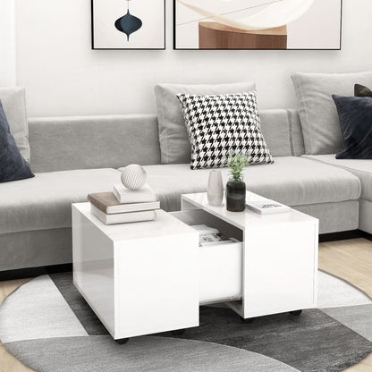 Mesa De Centro Madera Contrachapada 60X60X38 Cm