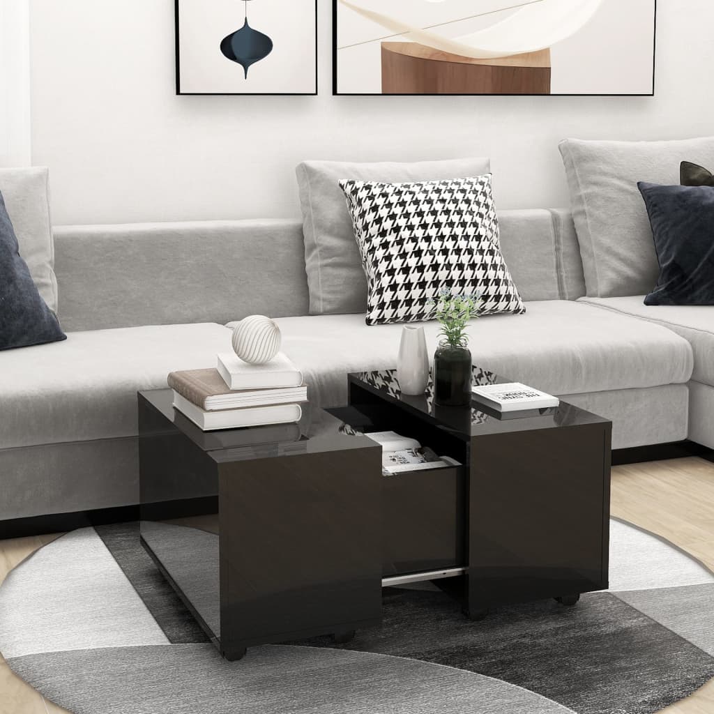 Mesa De Centro Madera Contrachapada 60X60X38 Cm
