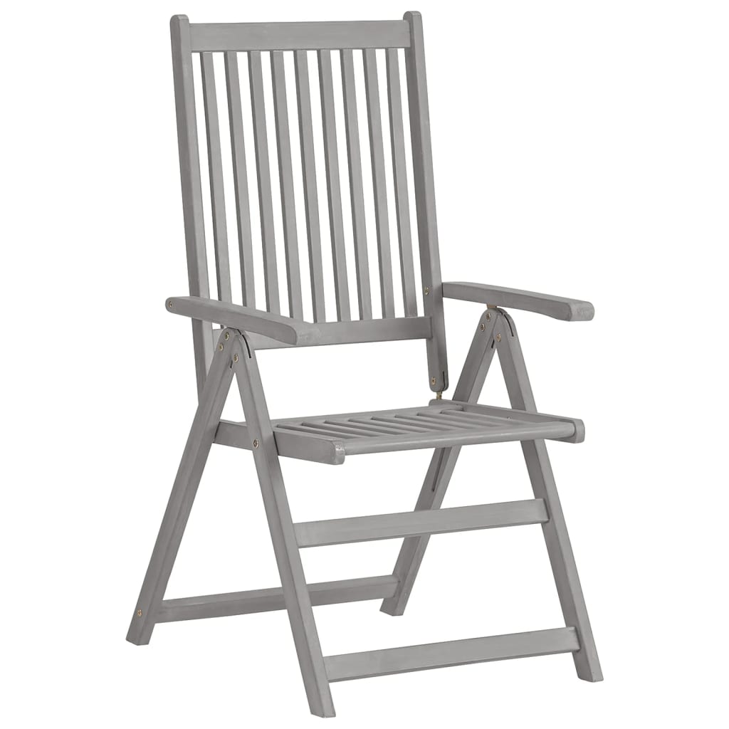 Juego De Comedor De Jardín 5 Piezas Madera Maciza De Acacia