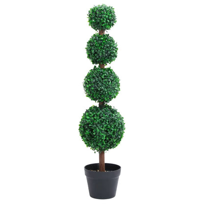Planta De Boj Artificial Con Macetero Verde 100 Cm