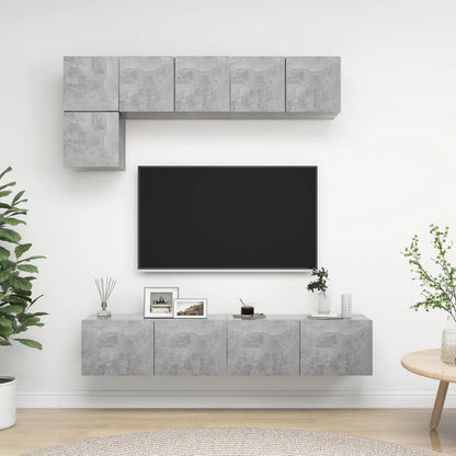 Conjunto De Mueble De Tv 5 Pcs