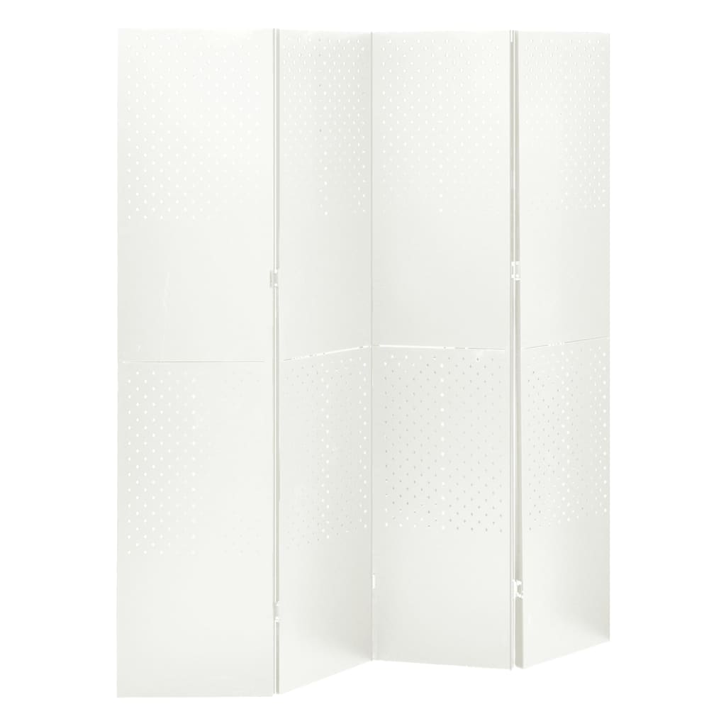 Biombo Divisor De 5 Paneles Acero