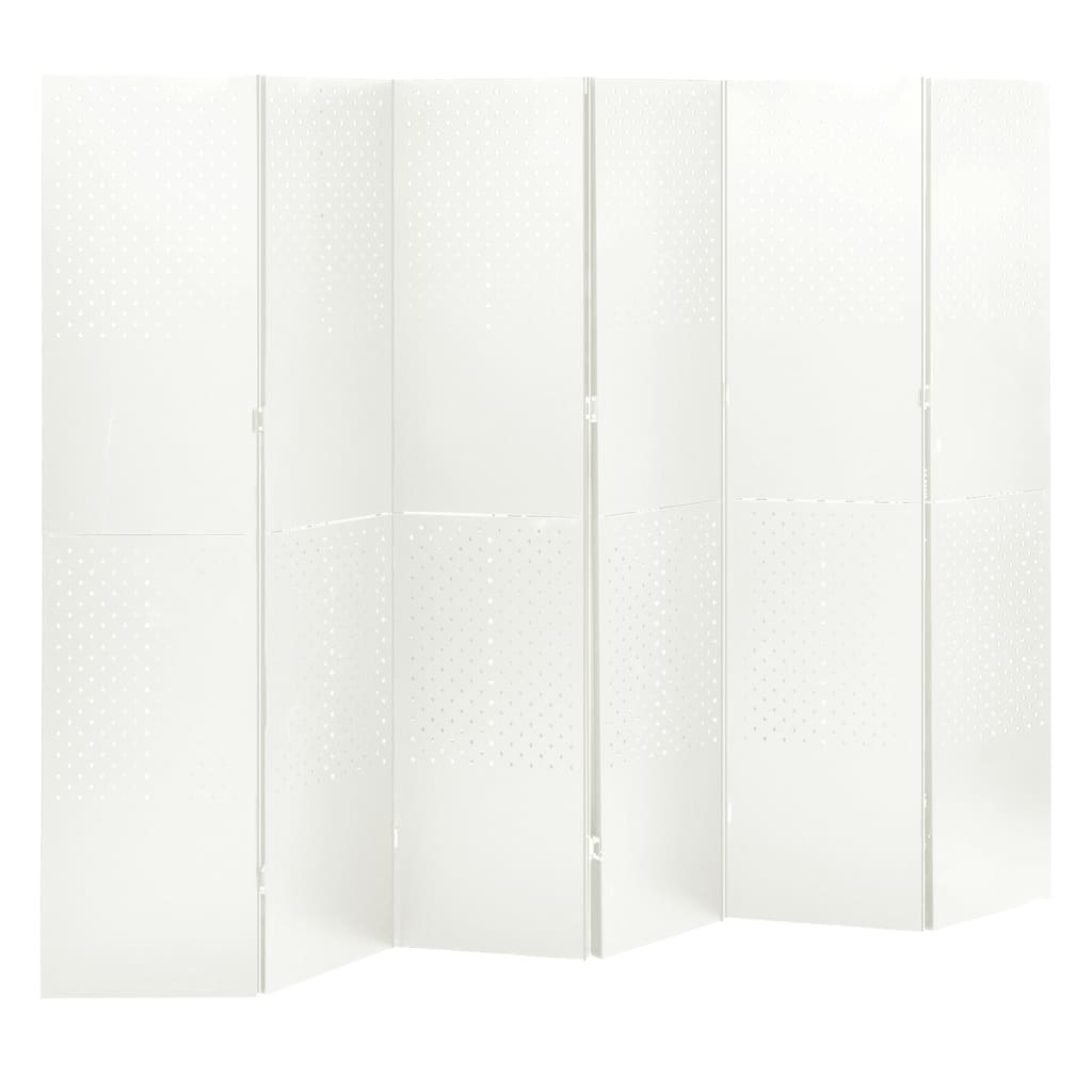 Biombo Divisor De 5 Paneles Acero
