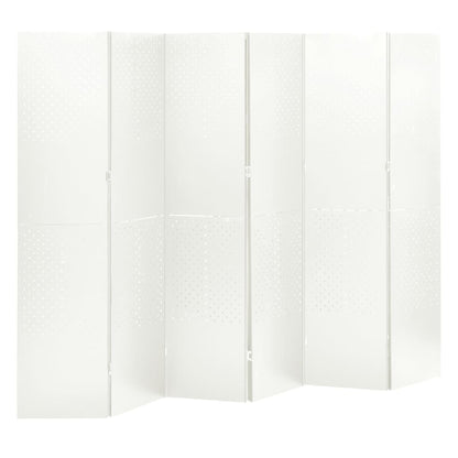 Biombo Divisor De 5 Paneles Acero