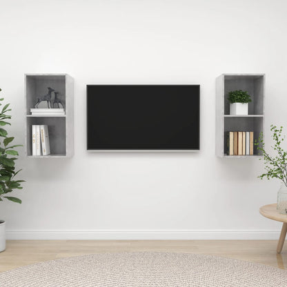 Conjunto De Mueble De Tv 2 Pcs 37 X 37 X 72 Cm