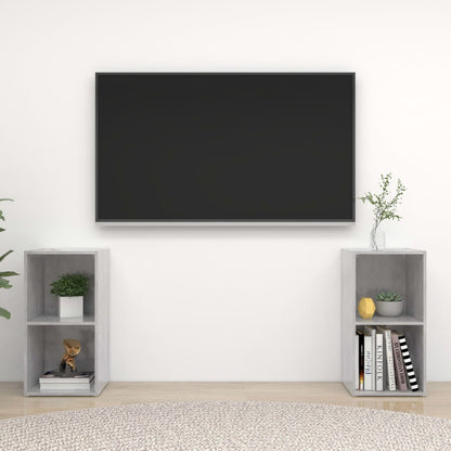 Conjunto De Mueble De Tv 2 Pcs Roble Artesanal 37 X 35 X