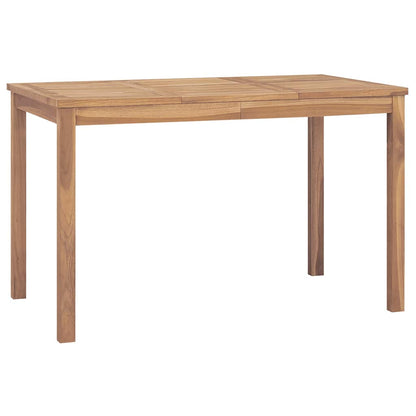 Mesa De Comedor De Jardín Madera Maciza De Teca