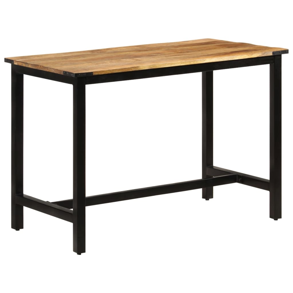 Mesa De Comedor Madera Maciza De Mango 110X60X76 Cm