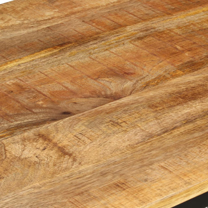 Mesa De Comedor Madera Maciza De Mango 110X60X76 Cm