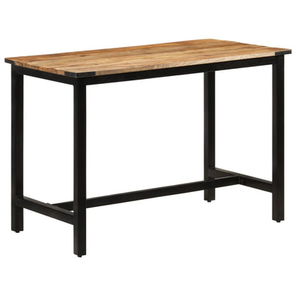 Mesa De Comedor Madera Maciza De Mango 110X60X76 Cm