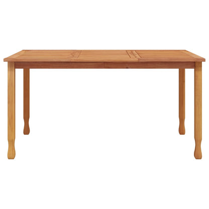 Mesa De Comedor De Jardín Madera Maciza De Teca