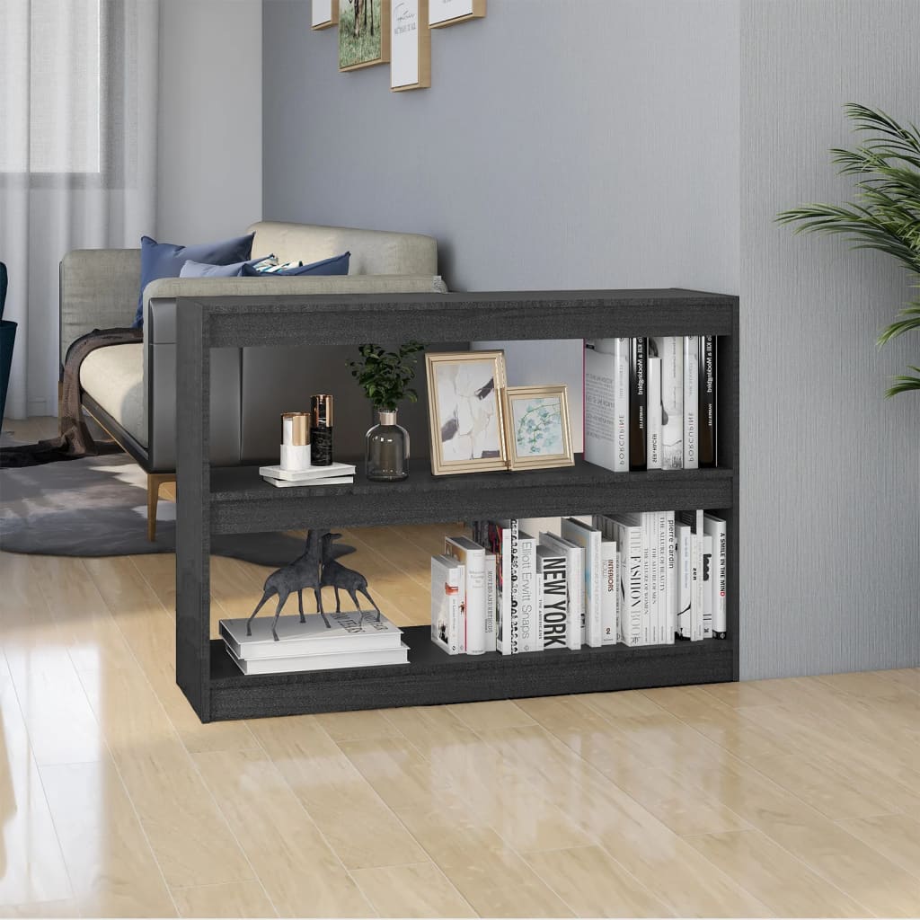 Estantería Divisor De Espacios Madera Pino 100X30X135,5Cm