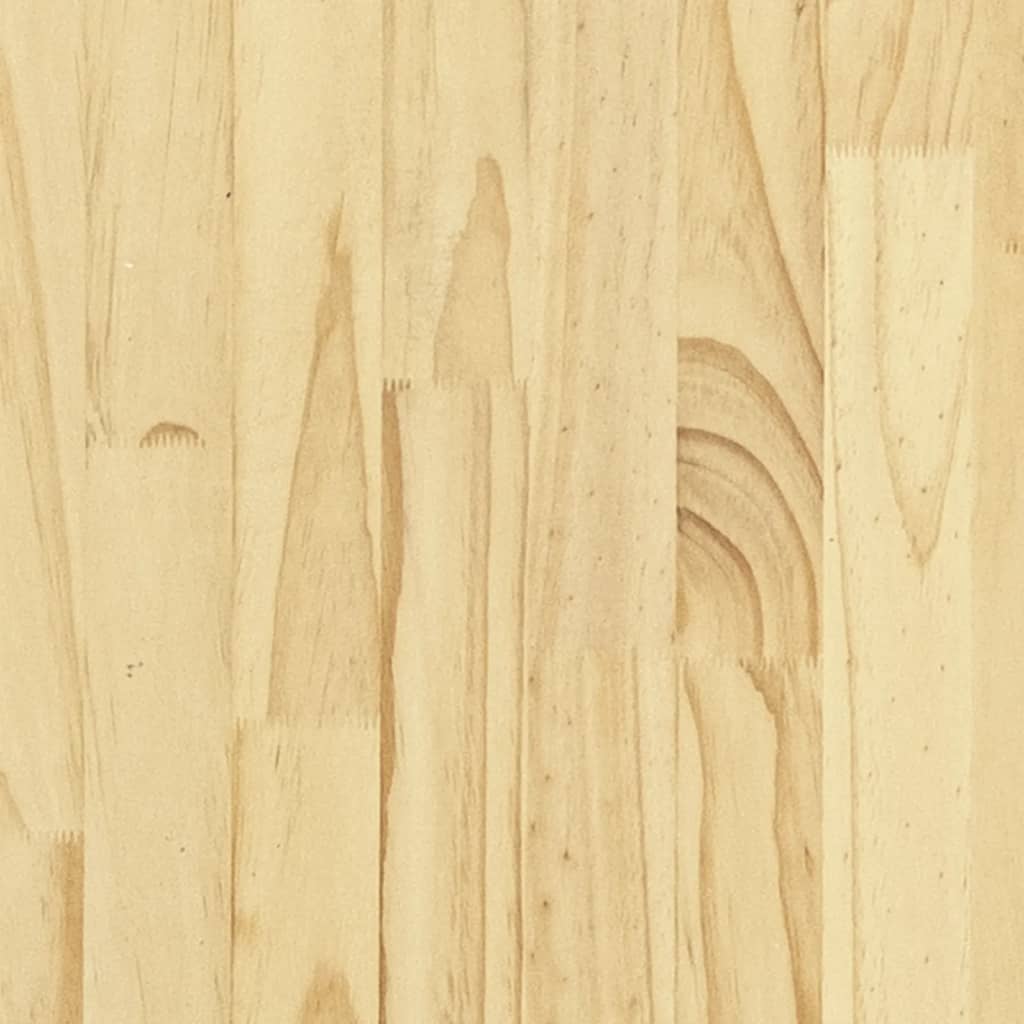 Mesa De Centro De Madera Maciza De Pino 110X50X33,5 Cm