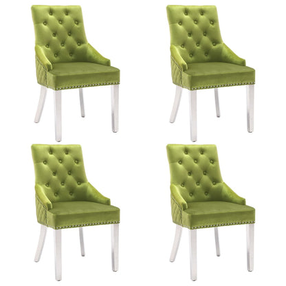 Sillas De Comedor 2 Unidades De Terciopelo