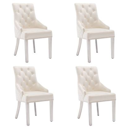Sillas De Comedor 2 Unidades De Terciopelo