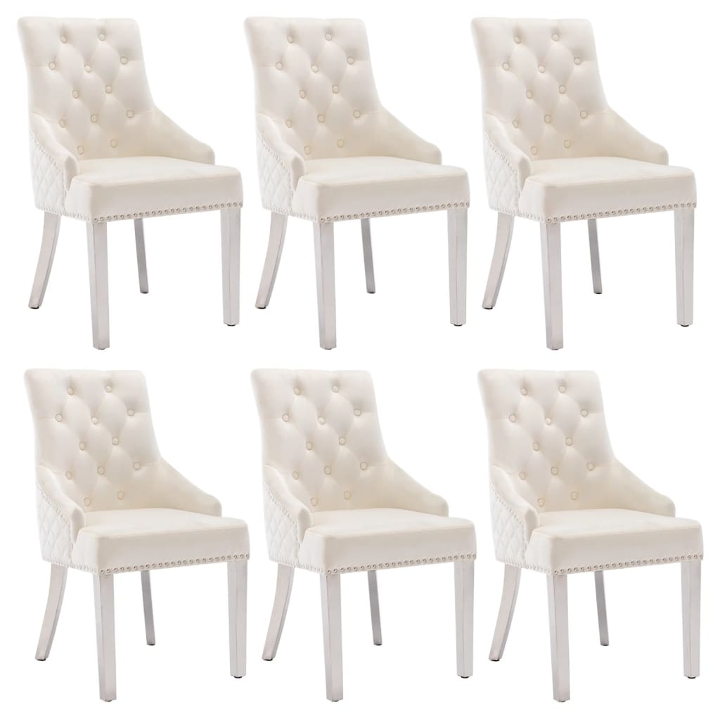 Sillas De Comedor 2 Unidades De Terciopelo