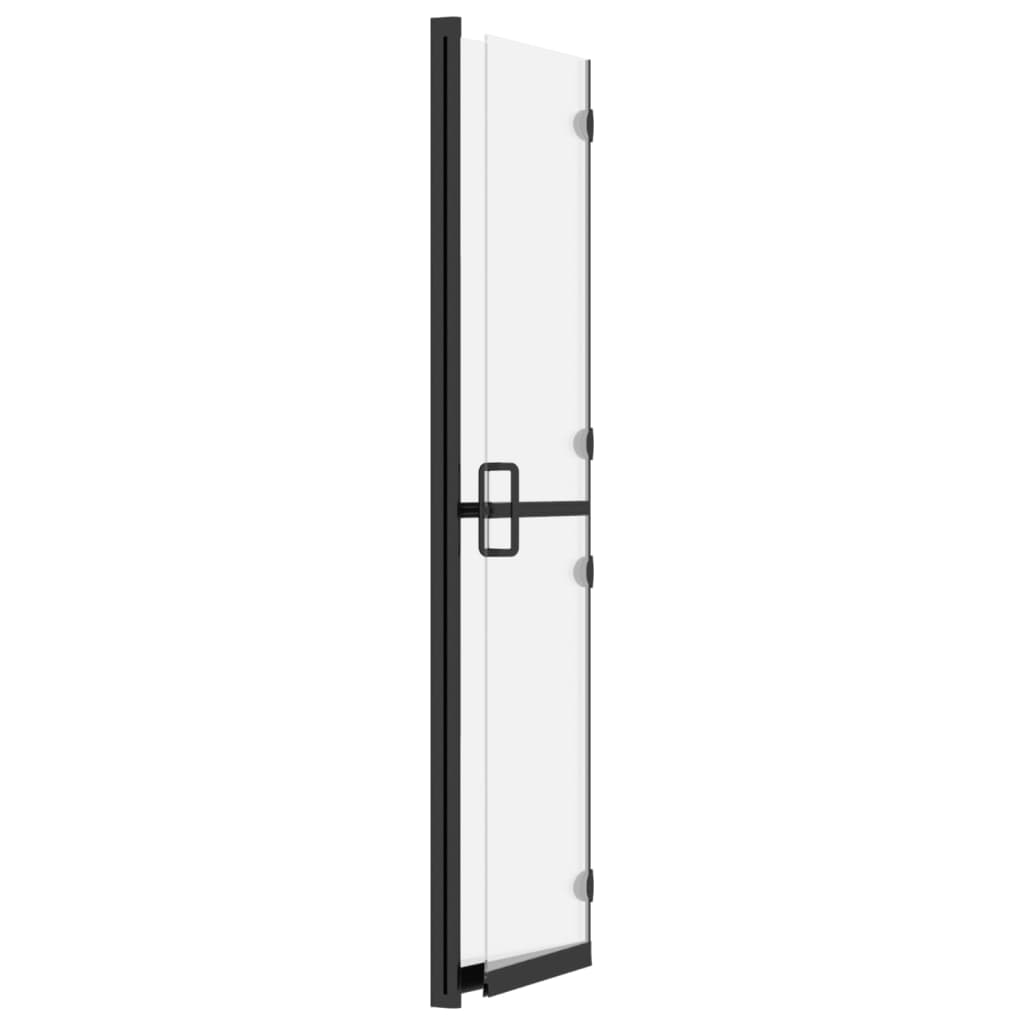 Mampara De Ducha Plegable Vidrio Esg Esmerilado