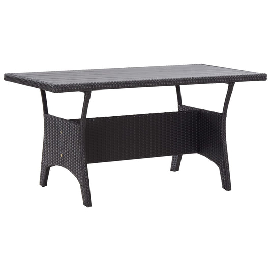 Mesa De Jardín Ratán Sintético