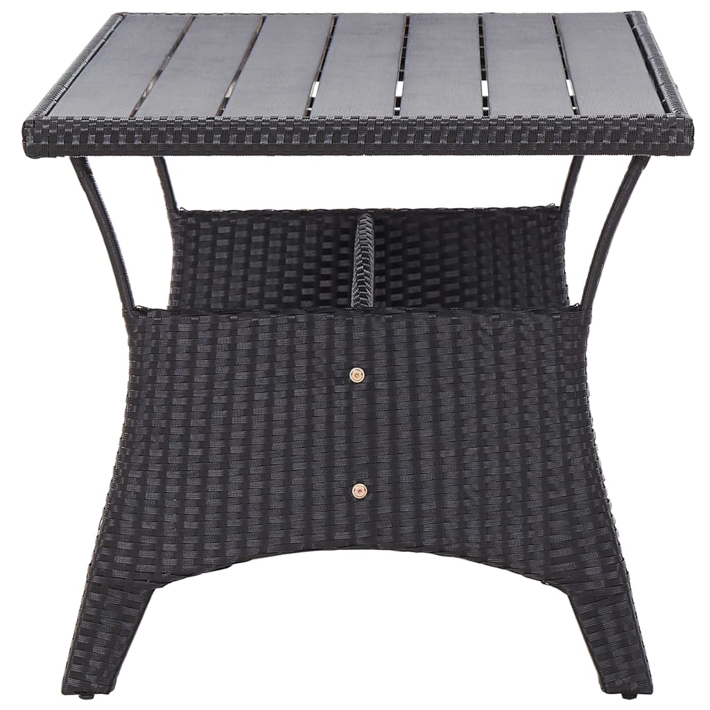 Mesa De Jardín Ratán Sintético
