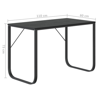 Escritorio De Ordenador Madera De Ingeniería 110X60X73 Cm