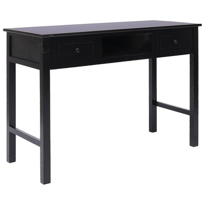 Escritorio De Madera Maciza De Paulownia 108X45X76 Cm