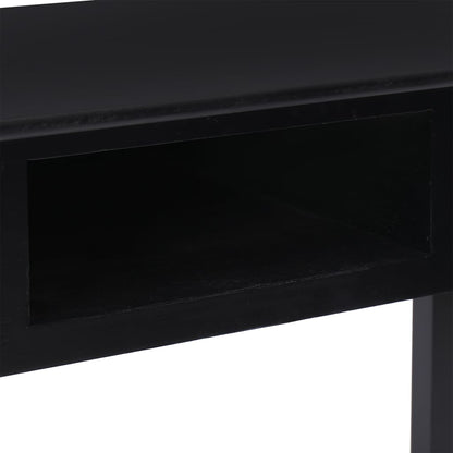 Escritorio De Madera Maciza De Paulownia 108X45X76 Cm