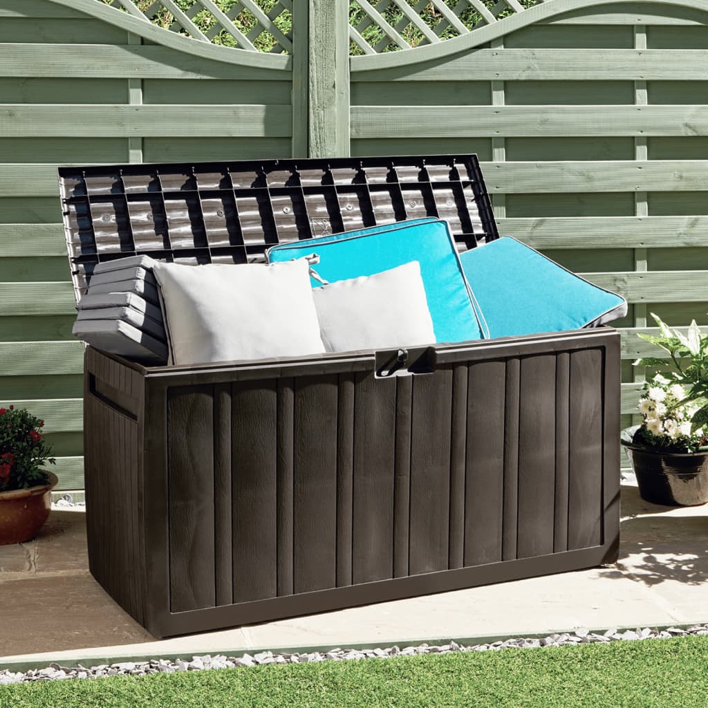 Caja De Cojines Marrón 270 L 117X45,5X57,5 Cm