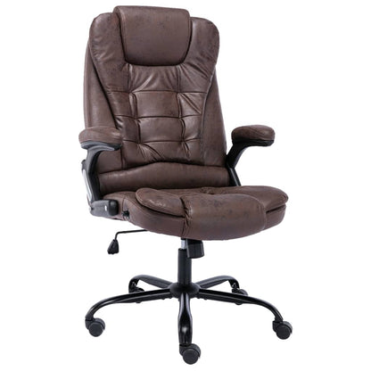 Silla De Oficina De Piel De Ante Sintética