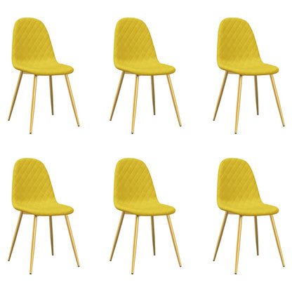 Sillas De Comedor 6 Uds Terciopelo