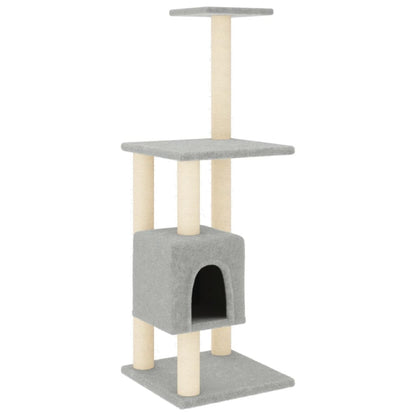 Rascador Para Gatos Con Postes De Sisal 104 Cm
