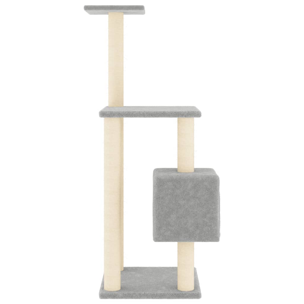 Rascador Para Gatos Con Postes De Sisal 104 Cm