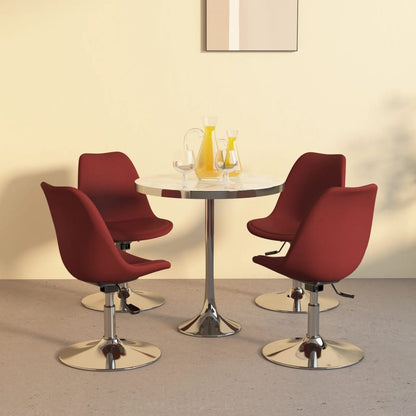 Sillas De Comedor Giratorias 4 Unidades Tela
