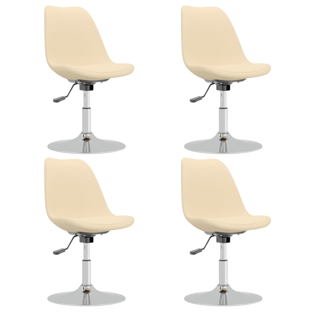 Sillas De Comedor Giratorias 4 Unidades Tela