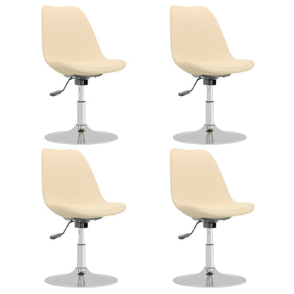 Sillas De Comedor Giratorias 4 Unidades Tela