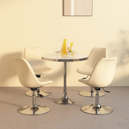 Sillas De Comedor Giratorias 4 Unidades Tela