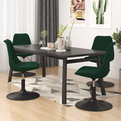 Sillas De Comedor Giratorias 4 Unidades Terciopelo Color