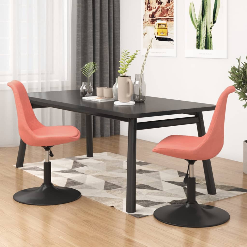 Sillas De Comedor Giratorias 4 Unidades Terciopelo Color