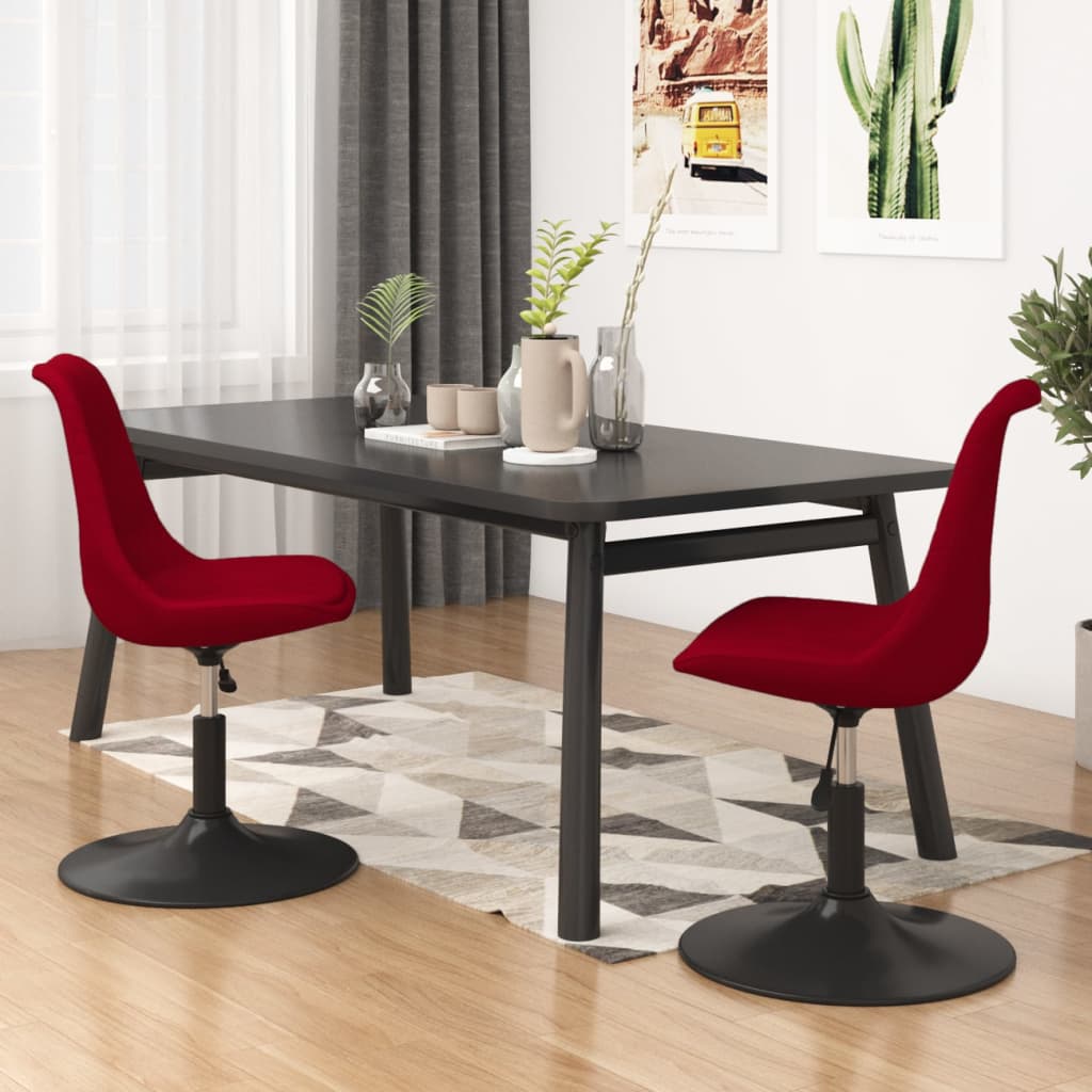 Sillas De Comedor Giratorias 4 Unidades Terciopelo Color