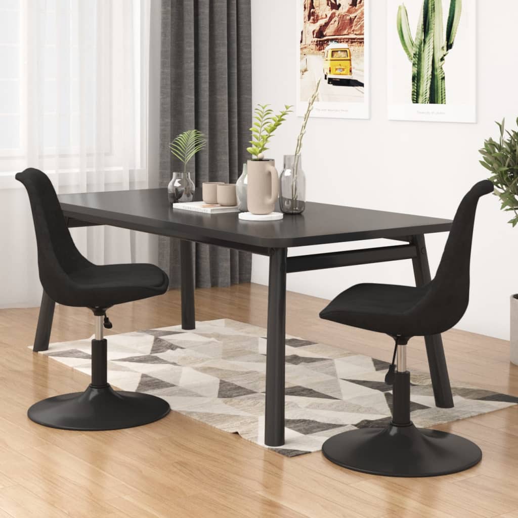 Sillas De Comedor Giratorias 4 Unidades Terciopelo Color