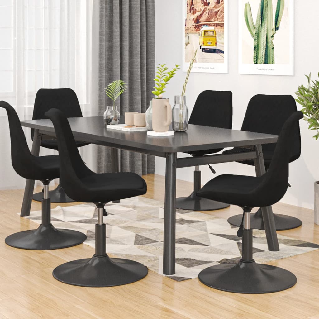 Sillas De Comedor Giratorias 4 Unidades Terciopelo Color