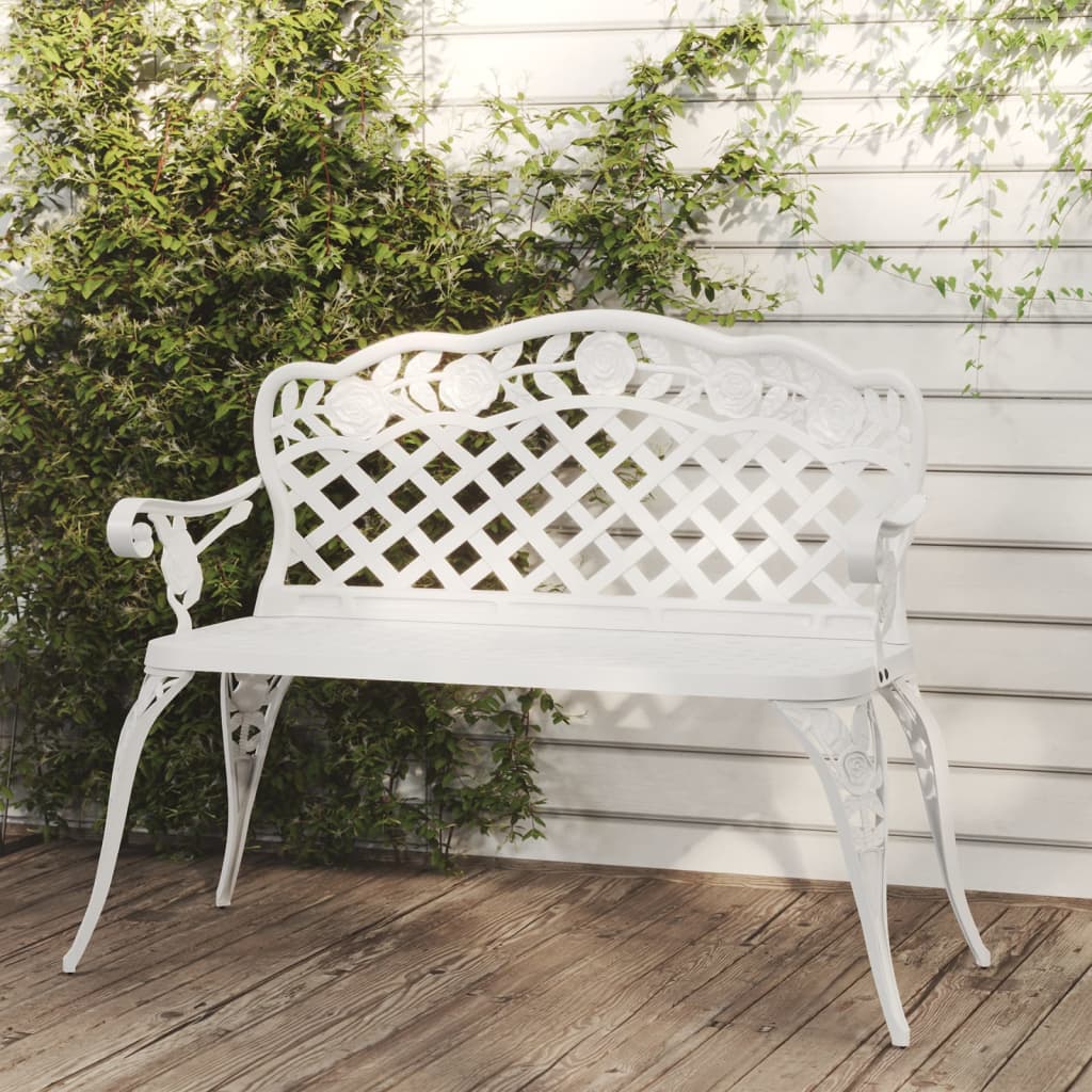 Banco De Jardín De Aluminio Fundido 108 Cm