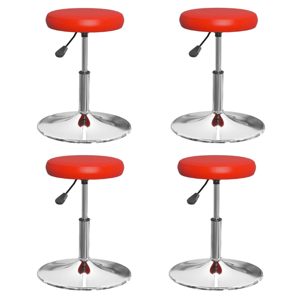 Sillas De Comedor 4 Unidades Cuero Sintético