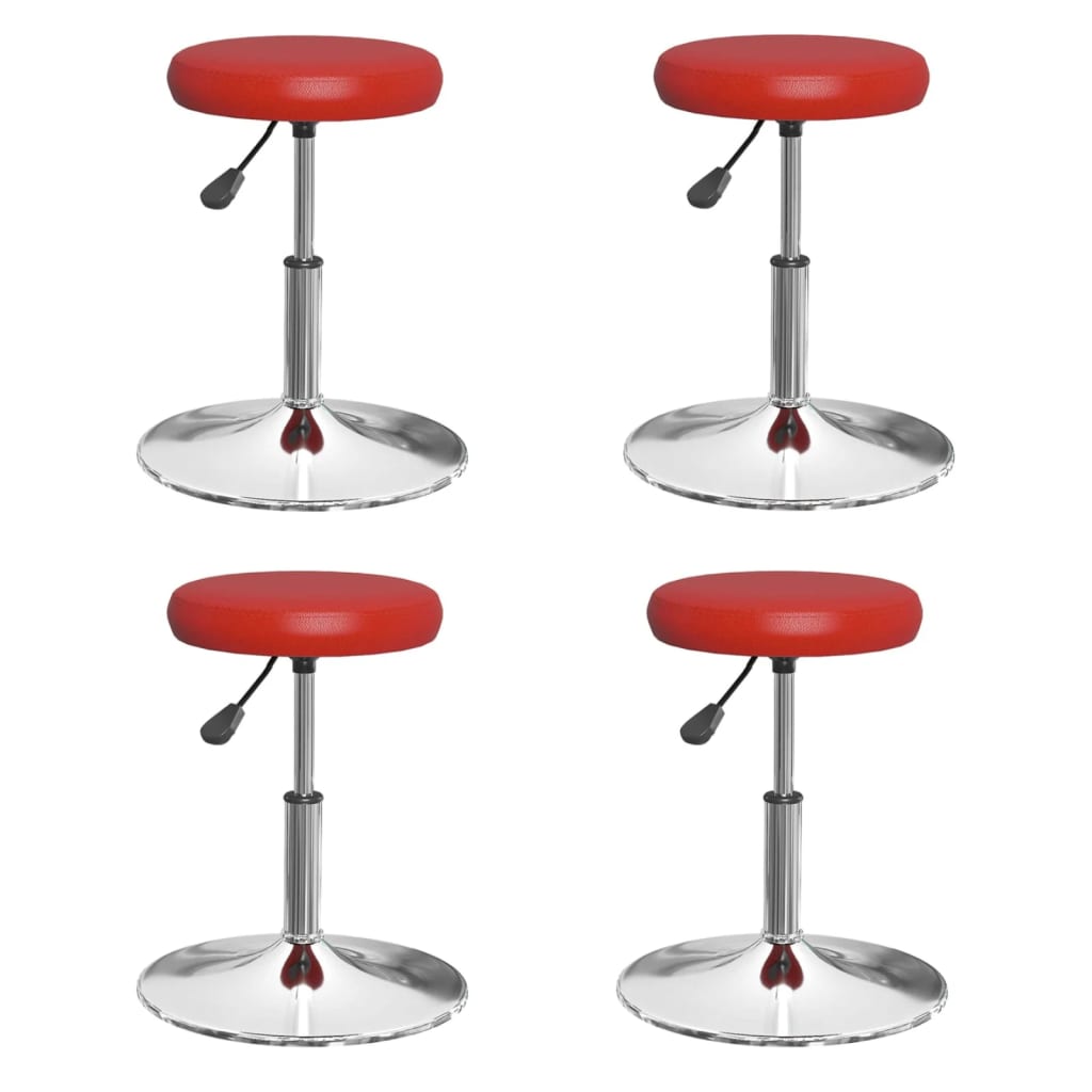 Sillas De Comedor 4 Unidades Cuero Sintético